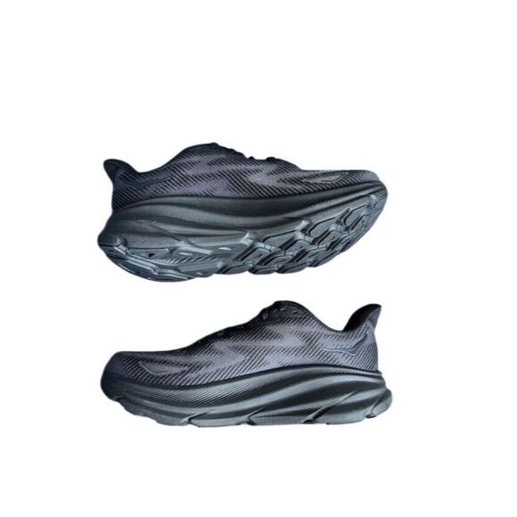 Hoka One One Women's Clifton 9 Running Shoes Black Size 8B - Picture 6 of 12